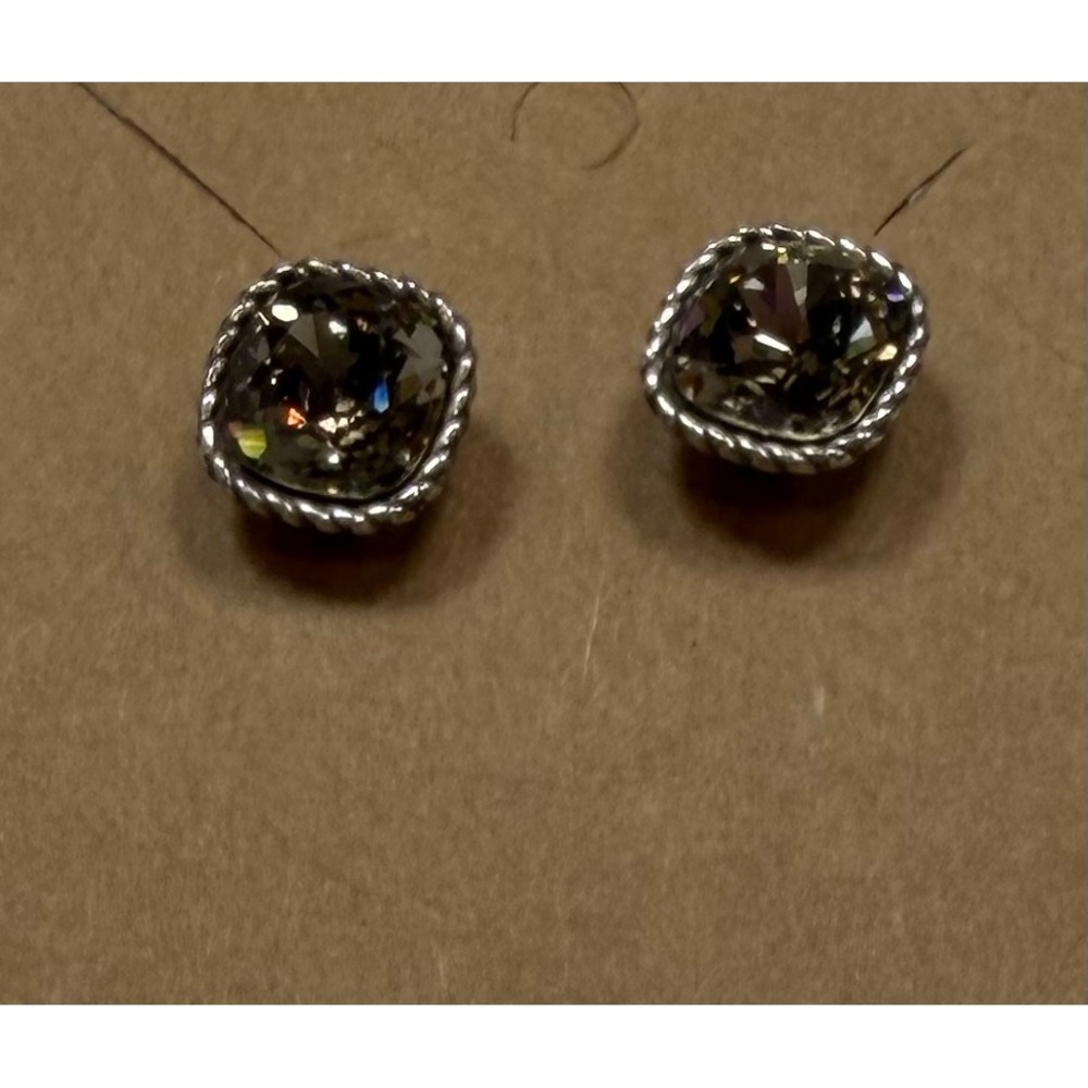 BRIGHTON‎ Sparekleville Iridescent Golden Swarovski Crystal Earrings